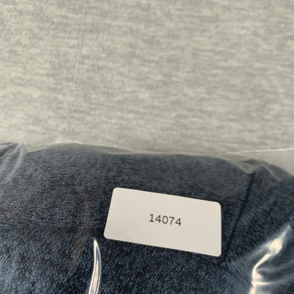 Eddie Bauer Sweater Mens Large Blue 1/4 Snap Mock‎ Neck Knit Pullover Casual